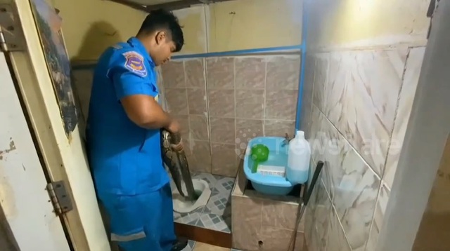 Đang đi vệ sinh, người phụ nữ la hét bỏ chạy khi thấy thứ đáng sợ- Ảnh 1. Đang đi vệ sinh, người phụ nữ la hét bỏ chạy khi thấy thứ đáng sợ- Ảnh 1.