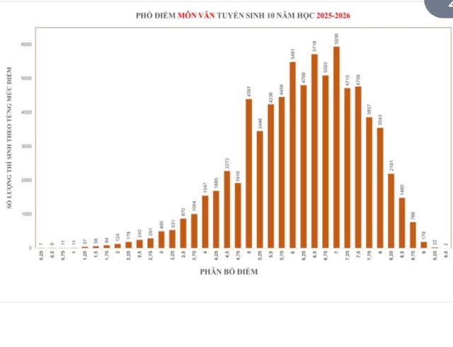Phổ điểm lớp 10 tại Tp.HCM: Đề thi phân hóa mạnh, học sinh giỏi mới "chạm đỉnh"- Ảnh 3. Phổ điểm lớp 10 tại Tp.HCM: Đề thi phân hóa mạnh, học sinh giỏi mới "chạm đỉnh"- Ảnh 3.