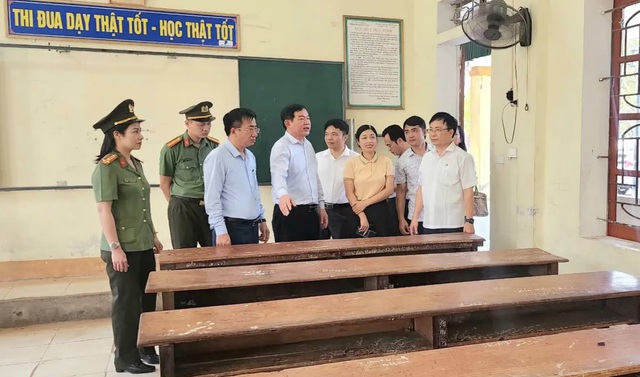 Nghệ An: Phòng, chống gian lận công nghệ cao trong kỳ thi tốt nghiệp THPT năm 2025- Ảnh 1. Nghệ An: Phòng, chống gian lận công nghệ cao trong kỳ thi tốt nghiệp THPT năm 2025- Ảnh 1.