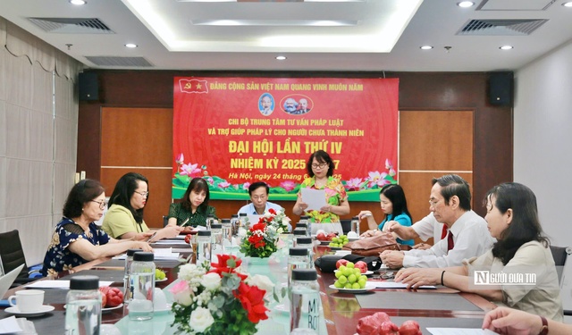 Trung tâm tư vấn pháp luật và Trợ giúp pháp lý cho người chưa thành niên tổ chức đại hội nhiệm kỳ 2025-2027- Ảnh 1.