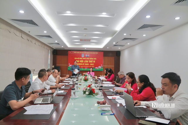 Chi bộ Nhà xuất bản Hồng Đức tổ chức thành công đại hội nhiệm kỳ 2025 - 2027- Ảnh 1.