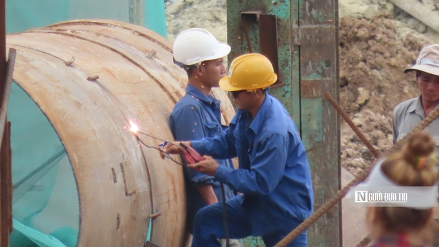 Hàng loạt công trình giao cắt Vành đai 3 bước vào giai đoạn nước rút- Ảnh 14. Hàng loạt công trình giao cắt Vành đai 3 bước vào giai đoạn nước rút- Ảnh 14.