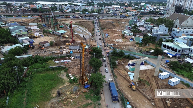 Hàng loạt công trình giao cắt Vành đai 3 bước vào giai đoạn nước rút- Ảnh 18. Hàng loạt công trình giao cắt Vành đai 3 bước vào giai đoạn nước rút- Ảnh 18.