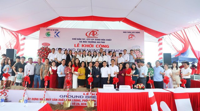 Công ty Cổ phần Sản xuất Kinh doanh Hóa chất và Môi trường An Phú khởi công nhà máy sản xuất tại Đồng Nai- Ảnh 2. Công ty Cổ phần Sản xuất Kinh doanh Hóa chất và Môi trường An Phú khởi công nhà máy sản xuất tại Đồng Nai- Ảnh 2.