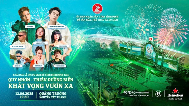 Quy Nhơn - Bình Định sẵn sàng "bùng cháy" với Lễ hội Du lịch hè 2025- Ảnh 1. Quy Nhơn - Bình Định sẵn sàng "bùng cháy" với Lễ hội Du lịch hè 2025- Ảnh 1.