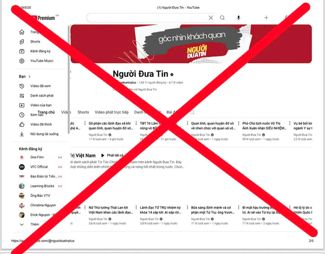Bắt tạm giam 3 đối tượng quản trị kênh YouTube “Người Đưa Tin” phát tán hàng nghìn clip xuyên tạc- Ảnh 2. Bắt tạm giam 3 đối tượng quản trị kênh YouTube “Người Đưa Tin” phát tán hàng nghìn clip xuyên tạc- Ảnh 2.