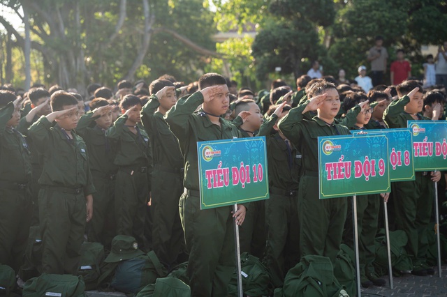150 thiếu nhi Đà Nẵng trải nghiệm “Học kỳ trong quân đội” giữa mùa hè- Ảnh 1.