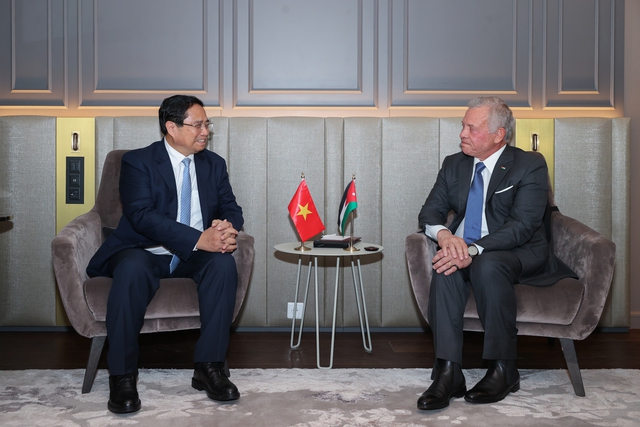 Thủ tướng Phạm Minh Chính hội kiến Quốc vương Jordan- Ảnh 1. Thủ tướng Phạm Minh Chính hội kiến Quốc vương Jordan- Ảnh 1.