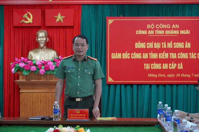 Giám đốc Công an tỉnh Quảng Ngãi: Giải quyết nhanh chóng yêu cầu, nguyện vọng chính đáng của người dân- Ảnh 1. Giám đốc Công an tỉnh Quảng Ngãi: Giải quyết nhanh chóng yêu cầu, nguyện vọng chính đáng của người dân- Ảnh 1.