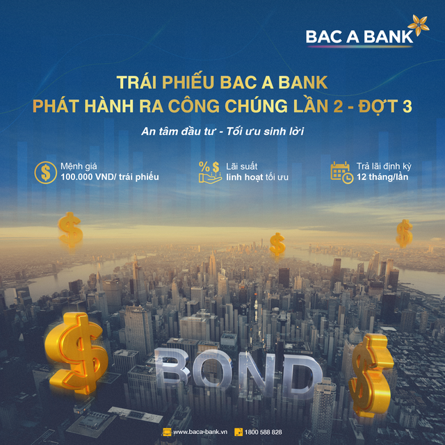 Giải pháp tài chính “2 trong 1” - Sinh lời hiệu quả, chủ động dòng tiền với trái phiếu Bac A Bank phát hành ra công chúng - Ảnh 1.