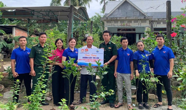 Gia Lai: Đồn Biên phòng Tam Quan Nam tổ chức chuỗi hoạt động tri ân nhân Ngày Thương binh - Liệt sĩ - Ảnh 3.