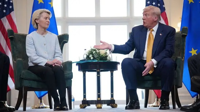 Tổng thống Trump công bố, Mỹ và EU đạt được khuôn khổ cho thỏa thuận thương mại - Ảnh 1.