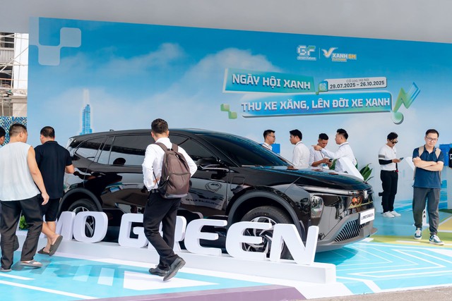 “Ngày hội xanh” đổ bộ Hà Nội: Đổi xe xăng lấy xe điện nhận ưu đãi khủng, tài xế dịch vụ hưởng lợi chưa từng có - Ảnh 2.