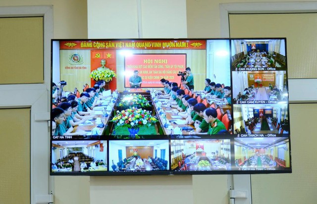 Hà Tĩnh: Ra quân tấn công, trấn áp tội phạm bảo đảm an ninh, an toàn Đại hội Đảng các cấp - Ảnh 2.