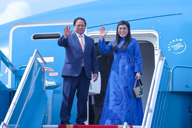 Thủ tướng Phạm Minh Chính lên đường dự Hội nghị các Nhà lãnh đạo BRICS- Ảnh 1. Thủ tướng Phạm Minh Chính lên đường dự Hội nghị các Nhà lãnh đạo BRICS- Ảnh 1.