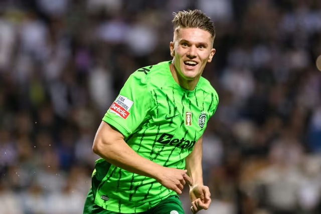 Arsenal đang tiến gần đến thỏa thuận với Viktor Gyokeres. (Ảnh: GETTY)