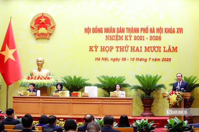 Khai mạc kỳ họp thứ 25 HĐND Thành phố Hà Nội, xem xét miễn tiền thuê đất- Ảnh 2. Khai mạc kỳ họp thứ 25 HĐND Thành phố Hà Nội, xem xét miễn tiền thuê đất- Ảnh 2.