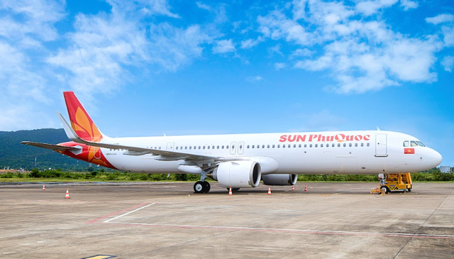 Lộ diện diện mạo Airbus A321NX đầu tiên của Sun PhuQuoc Airways - Khoác sắc hoàng hôn và bình minh đảo Ngọc - Ảnh 6.