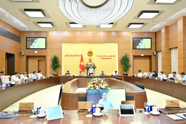 Bế mạc phiên họp thứ 48 của Ủy ban Thường vụ Quốc hội- Ảnh 2. Bế mạc phiên họp thứ 48 của Ủy ban Thường vụ Quốc hội- Ảnh 2.