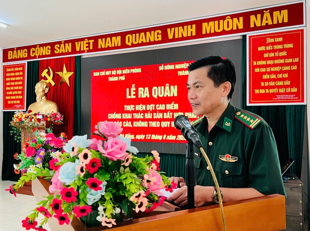 Đà Nẵng ra quân cao điểm chống khai thác hải sản bất hợp pháp- Ảnh 1.
