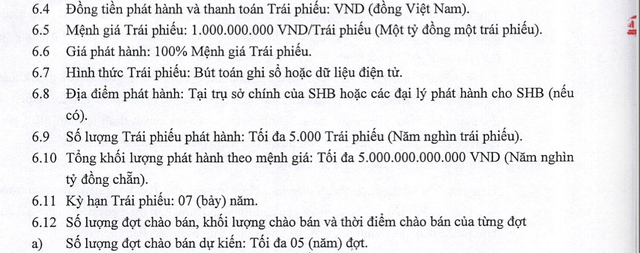 SHB lên kế hoạch phát hành 5.000 tỷ đồng trái phiếu - Ảnh 1.