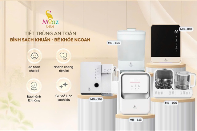 Moaz BéBé ra mắt loạt sản phẩm mới hỗ trợ mẹ chăm con dễ dàng hơn - Ảnh 1.