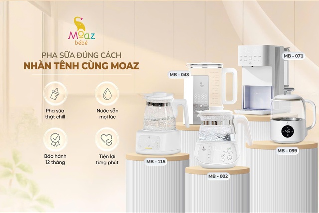 Moaz BéBé ra mắt loạt sản phẩm mới hỗ trợ mẹ chăm con dễ dàng hơn - Ảnh 4.