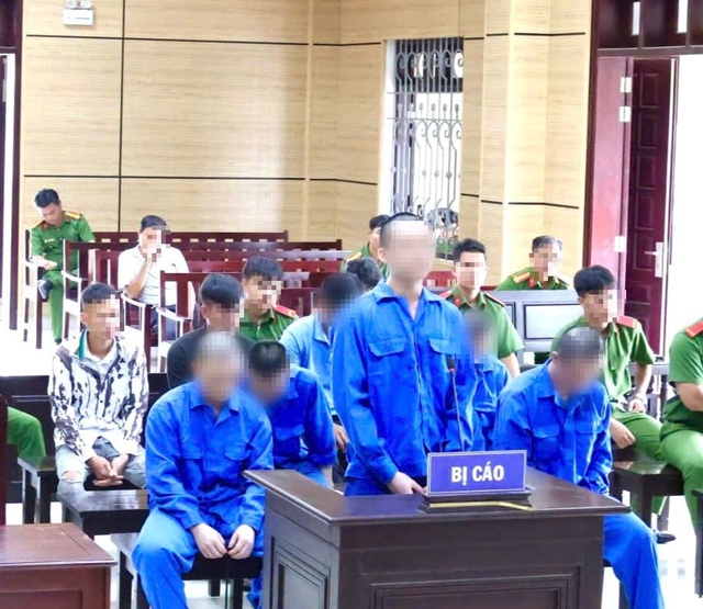 9 bị cáo lĩnh án vì hỗn chiến sau trận đá gà ăn tiền- Ảnh 1.