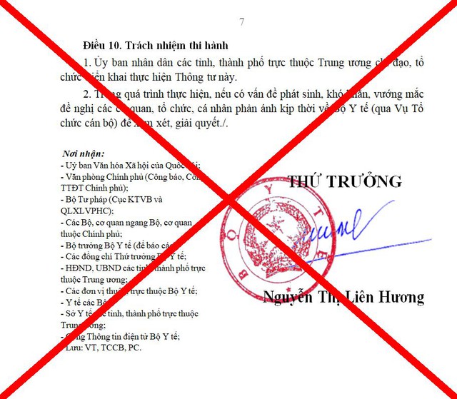 Bộ Y tế lên tiếng về văn bản giả mạo liên quan chức năng, nhiệm vụ của Trạm Y tế xã, phường- Ảnh 2.