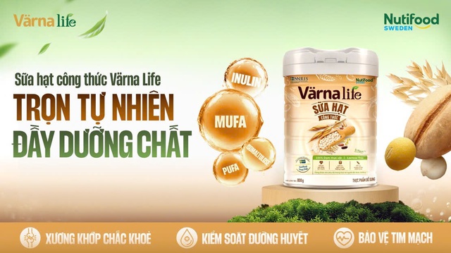 Sữa hạt công thức Värna Life, giải pháp dinh dưỡng từ thiên nhiên cho mỗi ngày “tươi khỏe” - Ảnh 1.