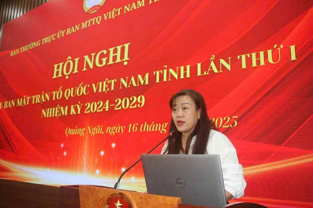 Mặt trận Tổ quốc Quảng Ngãi kiện toàn nhân sự- Ảnh 1.