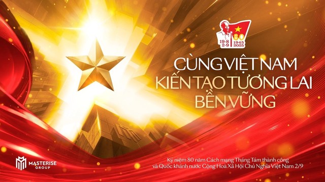 Masterise Group đồng hành chiến dịch quốc gia, tiếp sức và lan tỏa tinh thần yêu nước nhân dịp 80 năm Quốc khánh 2/9 - Ảnh 1.