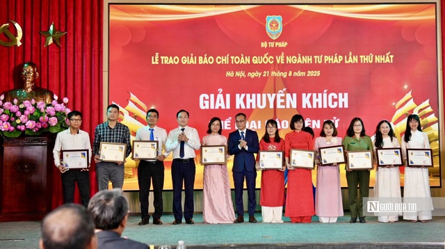 Tạp chí Đời sống và Pháp Luật đoạt giả A cuộc thi về ngành Tư pháp lần thứ nhất - Ảnh 6.