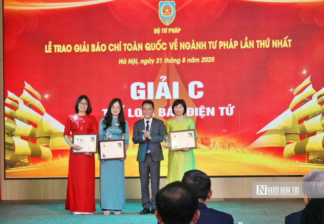 Tạp chí Đời sống và Pháp Luật đoạt giả A cuộc thi về ngành Tư pháp lần thứ nhất - Ảnh 5.
