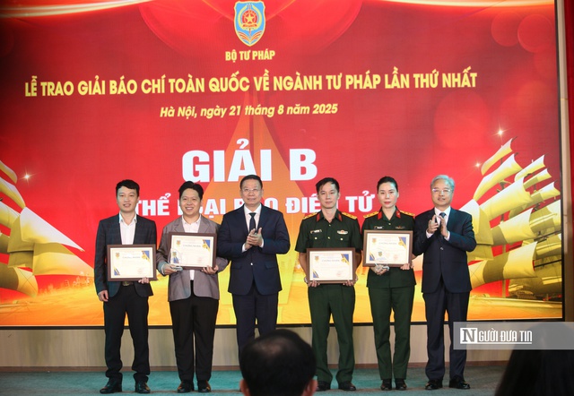 Tạp chí Đời sống và Pháp Luật đoạt giả A cuộc thi về ngành Tư pháp lần thứ nhất - Ảnh 4.