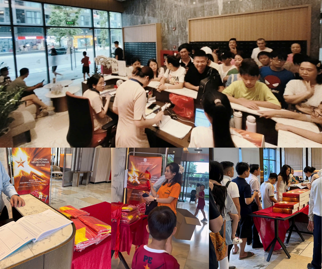 Cư dân Masterise Homes nhận quà “yêu nước”, tự hào chung tay “phủ đỏ” Việt Nam - Ảnh 2.