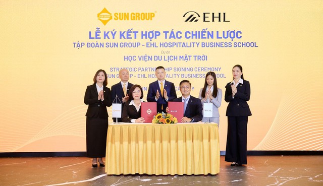 Sun Group hợp tác chiến lược với EHL Hospitality Business School - “gã khổng lồ” của Thế giới về đào tạo du lịch - trong phát triển Học viện đào tạo đẳng cấp quốc tế tại Việt Nam - Ảnh 1.