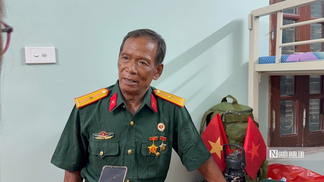 Cựu chiến binh vượt gần 1.000 km ra Hà Nội dịp 2/9: "Tôi rất xúc động"- Ảnh 1.