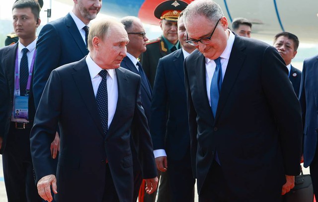 Tổng thống Nga Vladimir Putin tới Thiên Tân tham dự Hội nghị thượng đỉnh SCO 2025- Ảnh 1. Tổng thống Nga Vladimir Putin tới Thiên Tân tham dự Hội nghị thượng đỉnh SCO 2025- Ảnh 1.