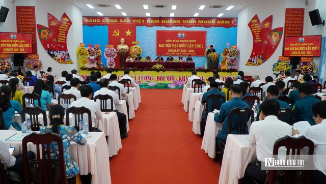 Trưởng Ban Tuyên giáo và Dân vận Trung ương dự Đại hội Đảng bộ xã Thường Phước, tỉnh Đồng Tháp - Ảnh 1.