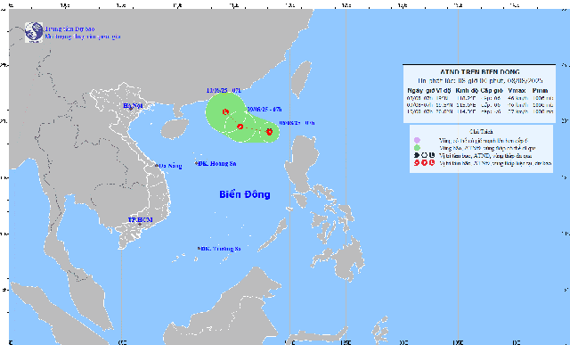 Biển Đông xuất hiện áp thấp nhiệt đới giật cấp 6, thêm bão Podul đang tiến gần Philippines - Ảnh 1.