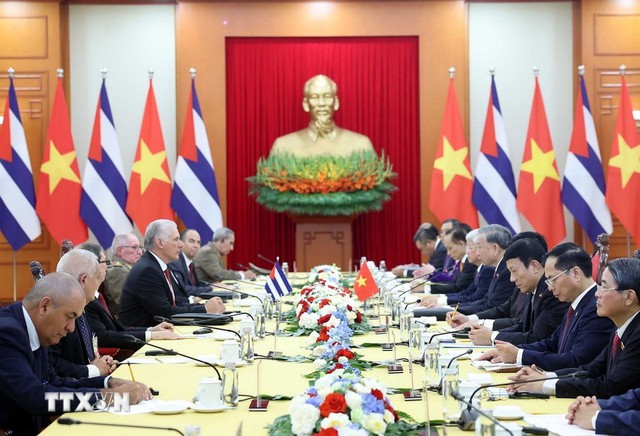 Khẳng định tầm vóc và quyết tâm nâng tầm quan hệ Việt Nam - Cuba- Ảnh 2. Khẳng định tầm vóc và quyết tâm nâng tầm quan hệ Việt Nam - Cuba- Ảnh 2.