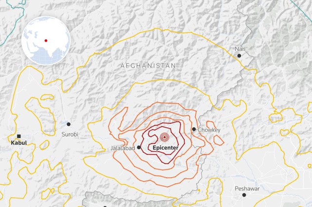 Động đất mạnh 6 độ Richter ở Afghanistan, hơn 800 người thiệt mạng - Ảnh 1.