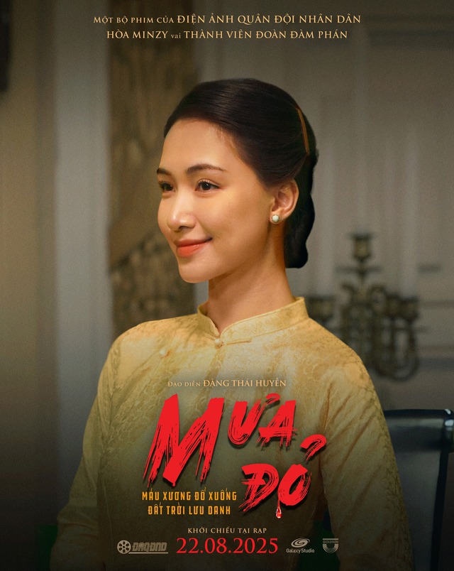 Nữ ca sĩ xuất hiện trong "Mưa đỏ" với diện mạo xinh đẹp cùng lời thoại "đắt giá" - Ảnh 1.