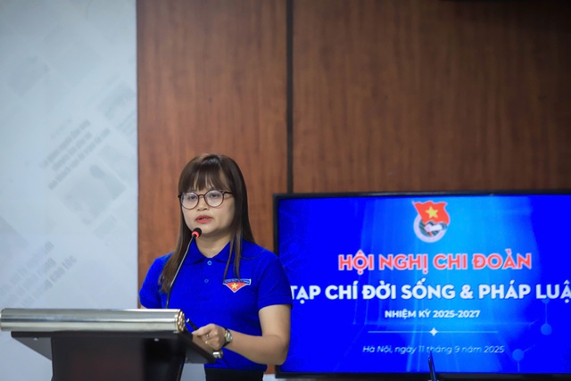 Chi đoàn Tạp chí Đời sống và Pháp luật tổ chức Hội nghị Chi đoàn- Ảnh 2.