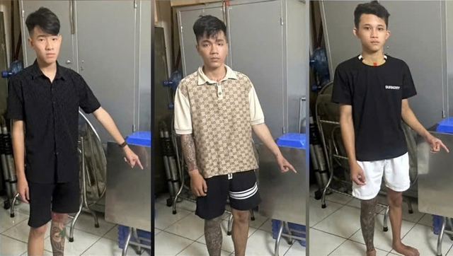 Giật luôn cả bàn cúng cô hồn, 3 thanh niên bị bắt khẩn cấp - Ảnh 1.