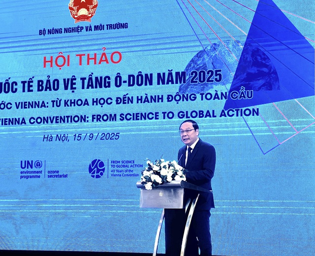 Việt Nam khẳng định dấu ấn trong hành trình bảo vệ tầng ozone- Ảnh 1.
