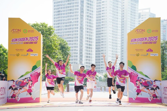 AEON Ekiden 2025 - Năm đầu chạy tiếp sức Bắc, Trung, Nam  - Ảnh 1.