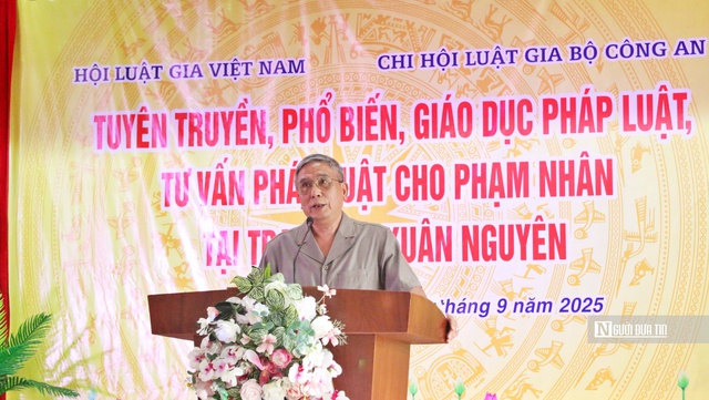 Chi hội Luật gia Bộ Công an phối hợp đẩy mạnh tư vấn pháp luật cho phạm nhân- Ảnh 3.