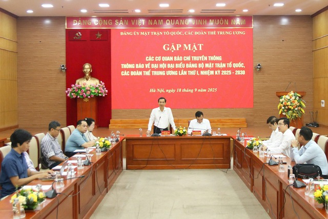 3 khâu đột phá tại Đại hội đại biểu Đảng bộ MTTQ, các đoàn thể Trung ương lần thứ I - Ảnh 1.